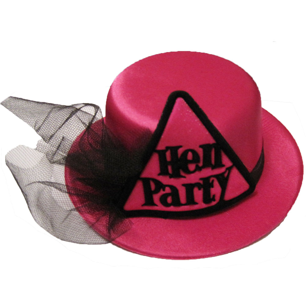 Pinker Hut mit der Aufschrift Hen Party