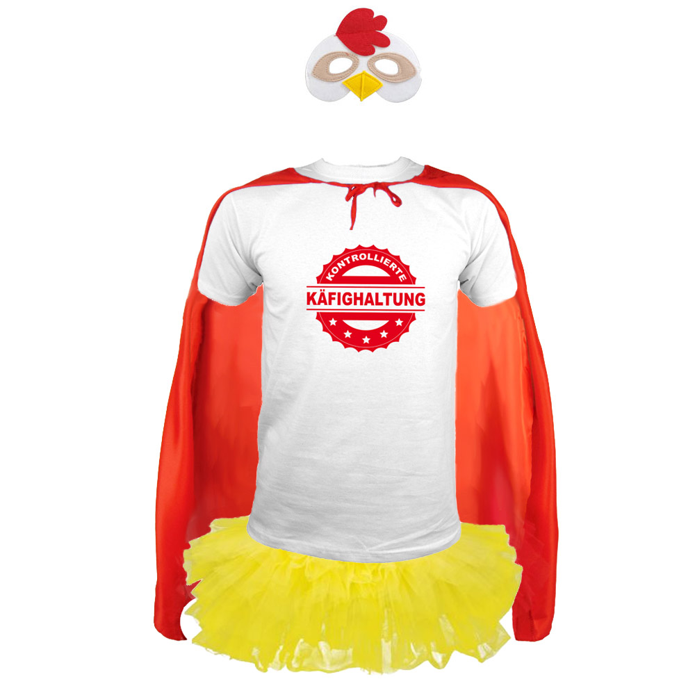 Bräutigam-Kostüm Chicken Man für den Männer JGA