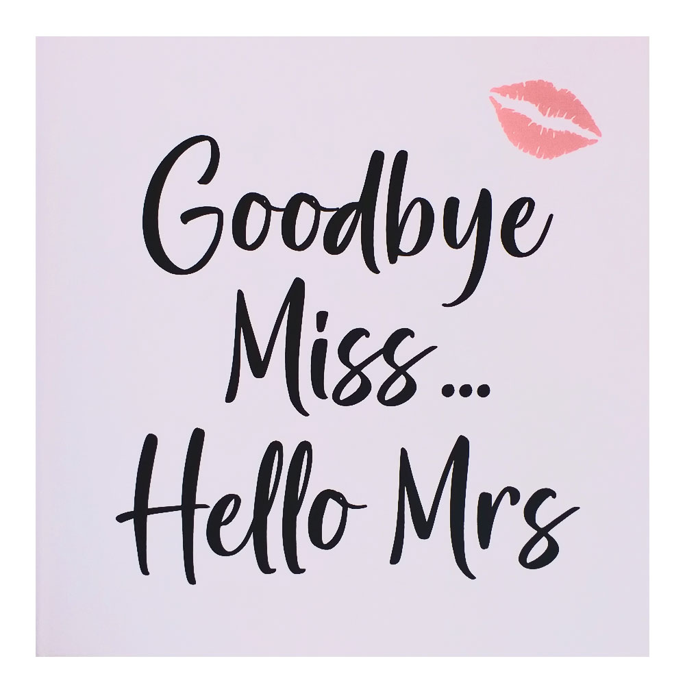 JGA Fotoalbum - Goodbye Miss, hello Mrs - Rosa