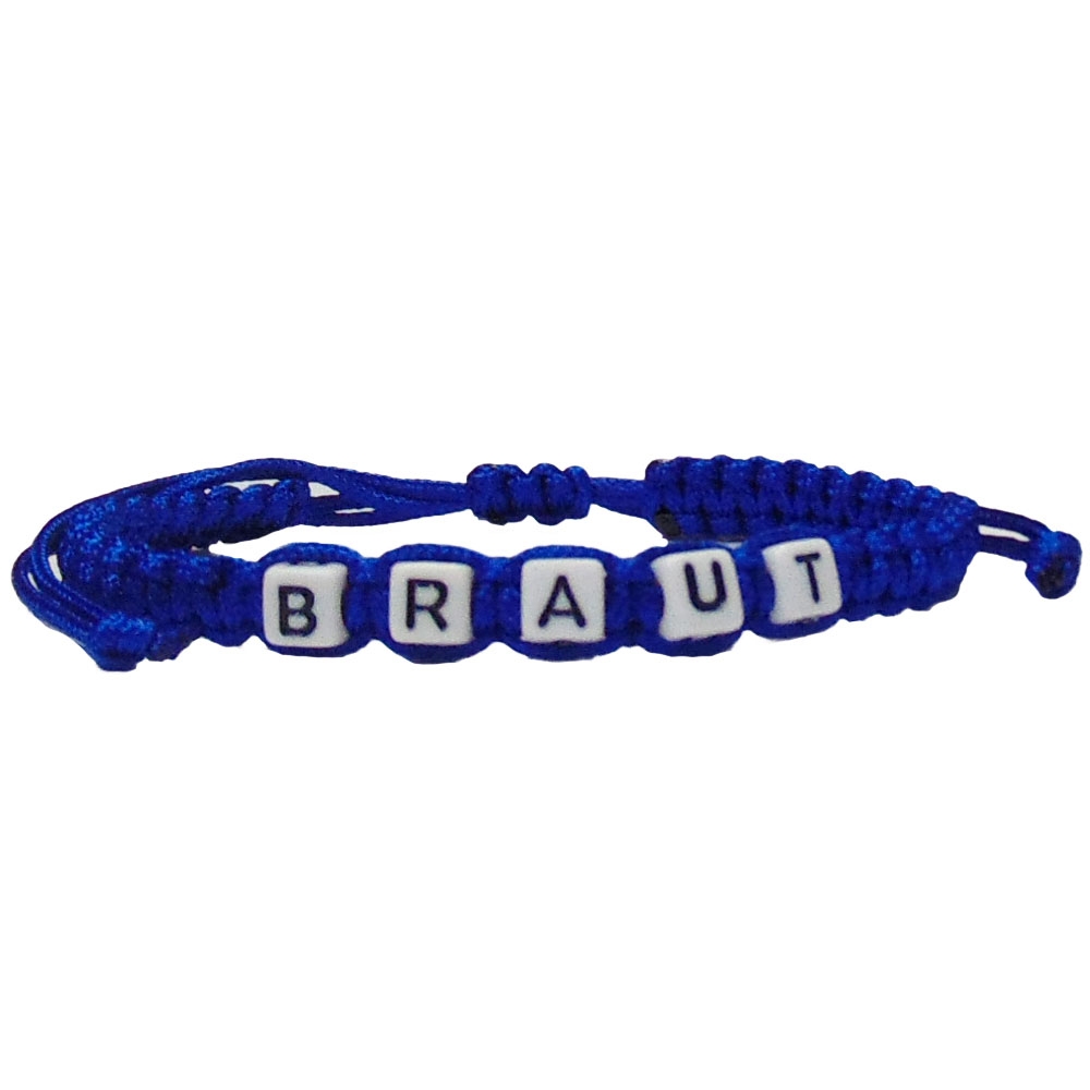 Freundschafts-Armband Braut - JGA Accessoire - Blau