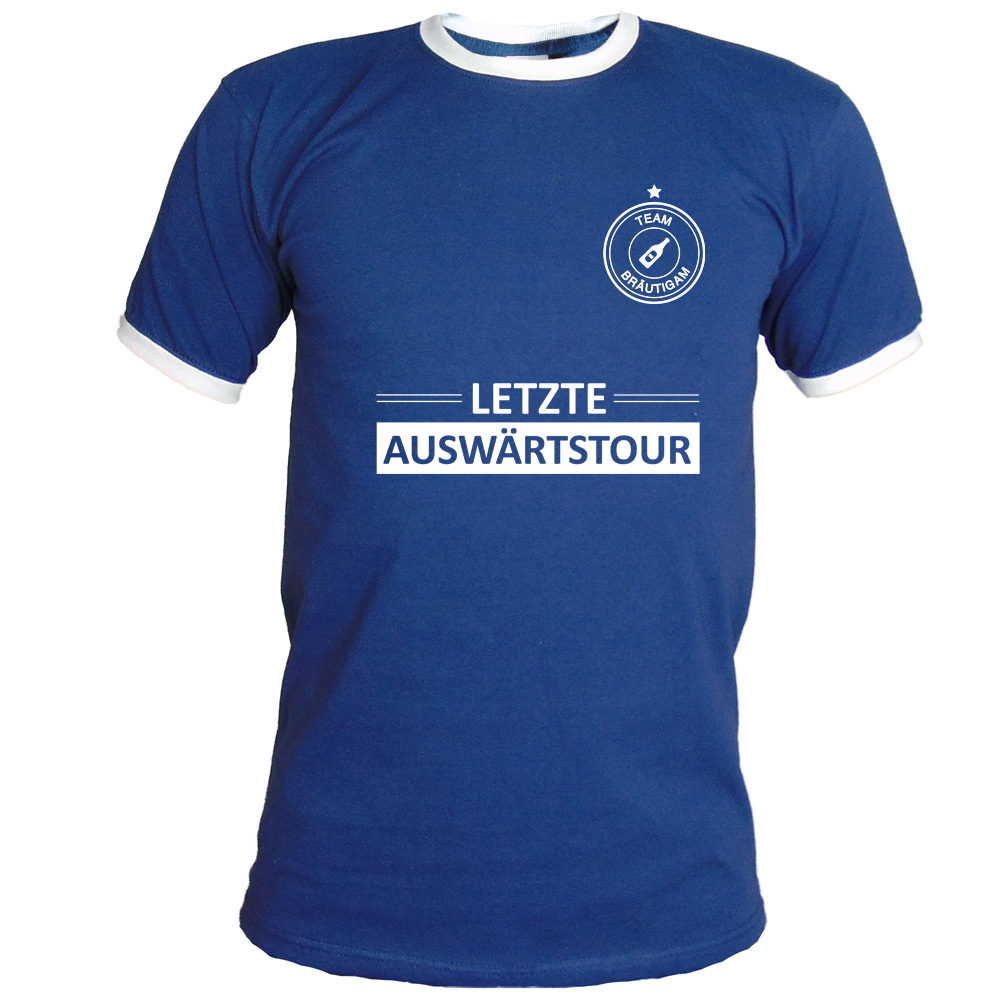 JGA T-shirt Letzte Auswärtstour - Dunkelblau