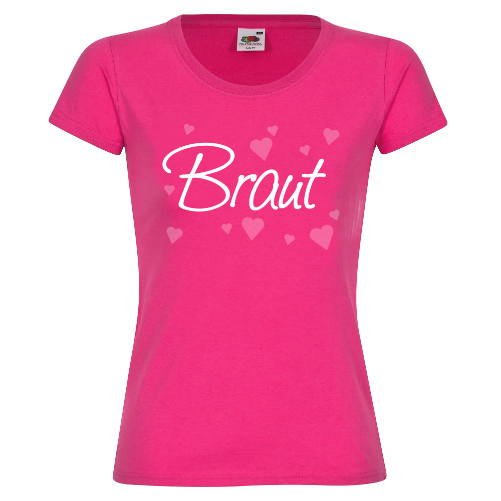 Junggesellenabschied-T-Shirt mit Braut-Logo