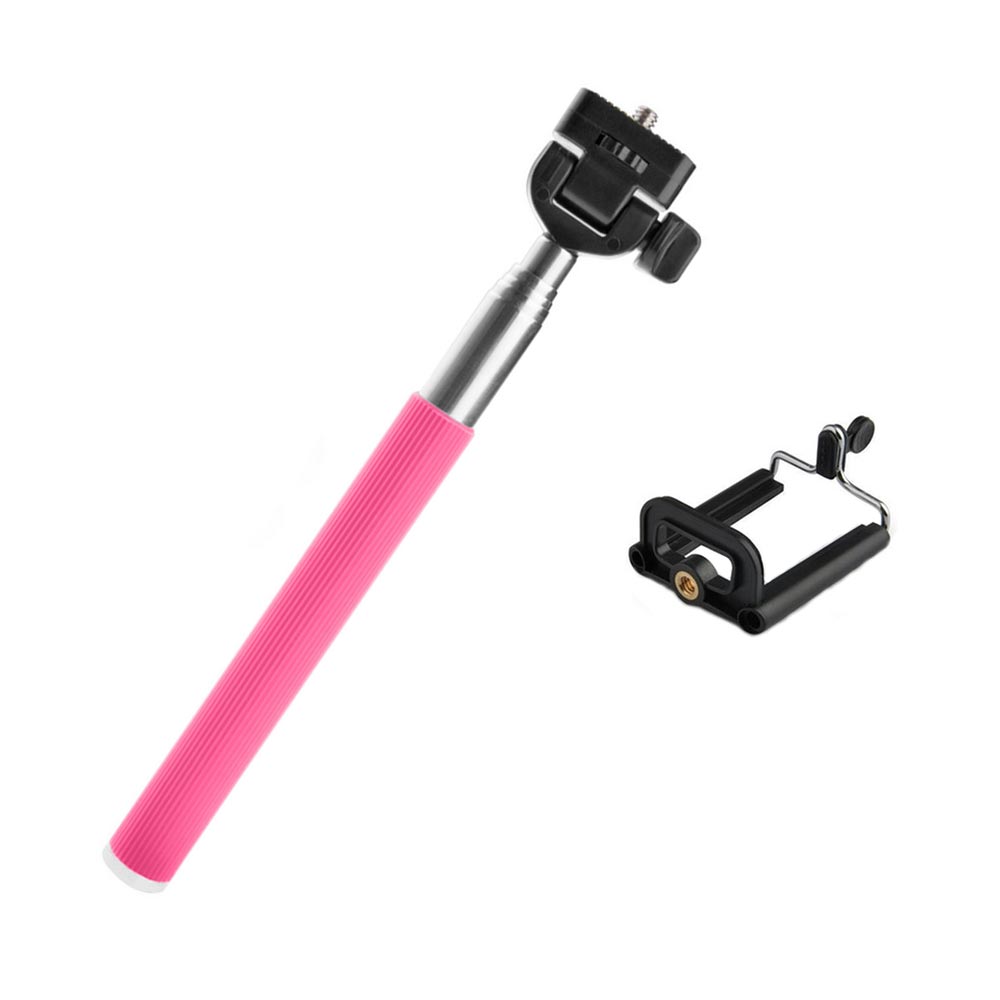 Rosafarbener Selfie-Stick