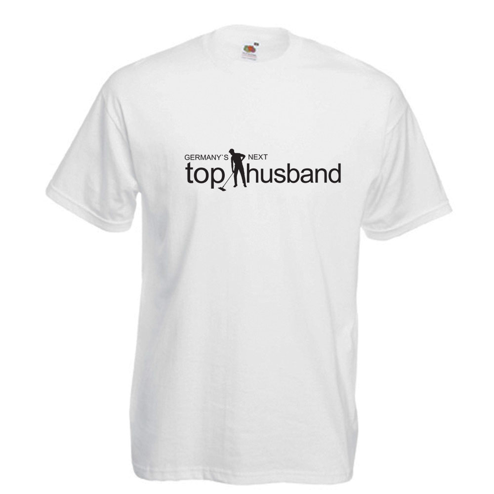JGA-Shirt  in Weiss mit Aufdruck Germany`s Next Top Husband