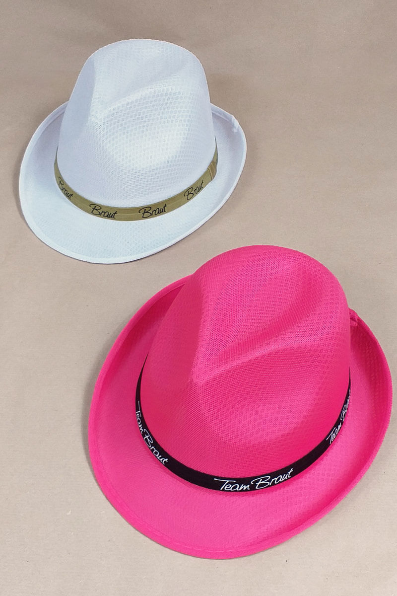 JGA Damen-Hüte im Gangster-Stil für Braut und Team